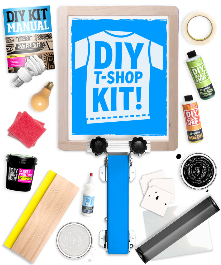 DIY Print Shop Awesome Gig Poster Screen Printing Kit