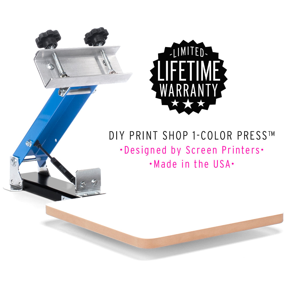 Direct One Color Screenprint One Color Screen Print Poster